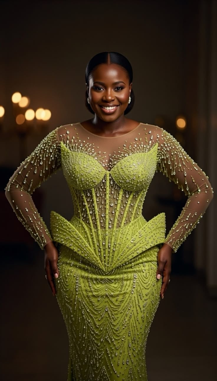 Emerald Goddess Couture Gown (Pre-Order) - XS Emerald Goddess Couture Gown (Pre-Order) - XS