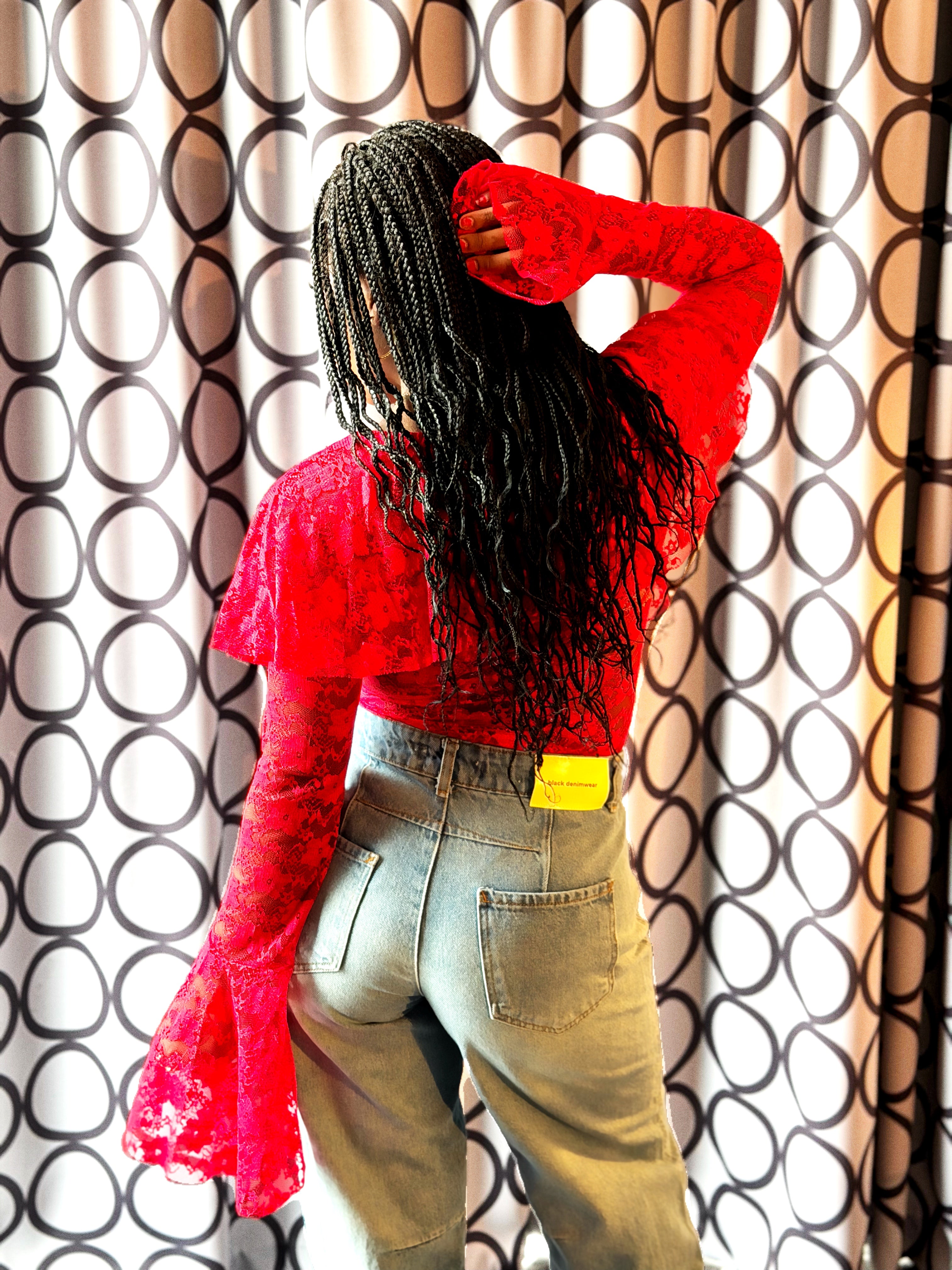 Royal Red Sexy Elegant Glam Bodysuit